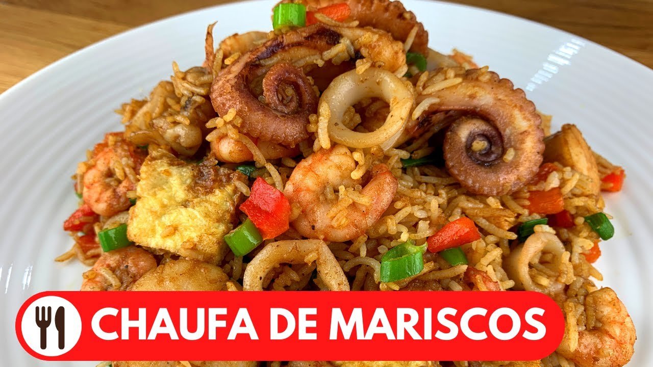 Receta de Chaufa de mariscos