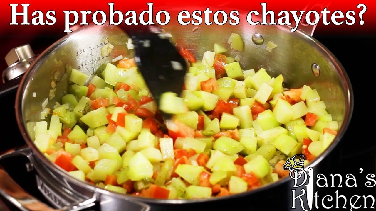 Receta de Chayotes a la mexicana