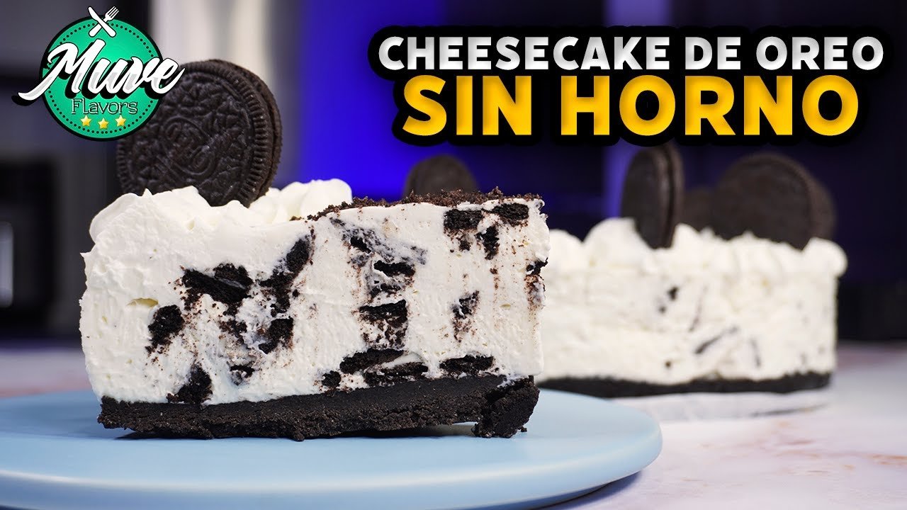 Receta de Cheesecake de Oreo sin horno