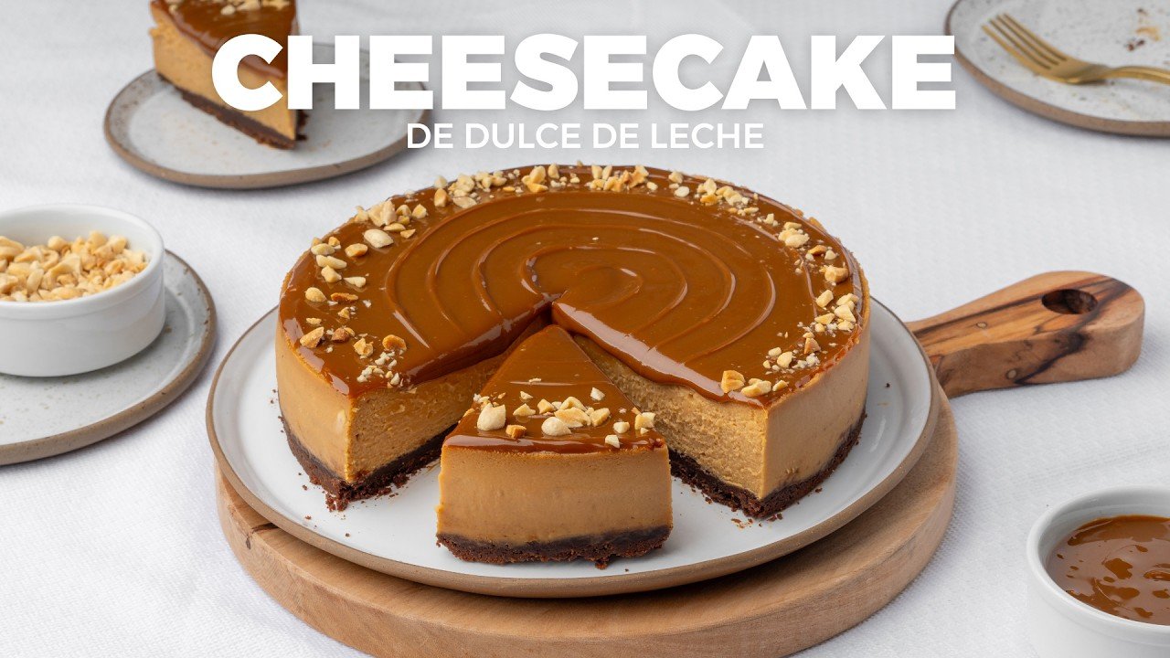 Receta de Cheesecake de dulce de leche