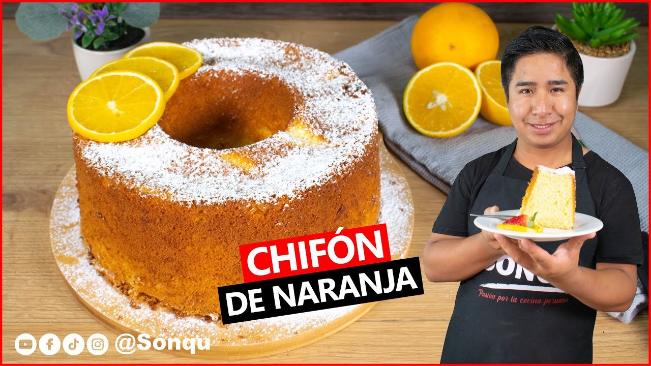 Receta de Chiffon de naranja