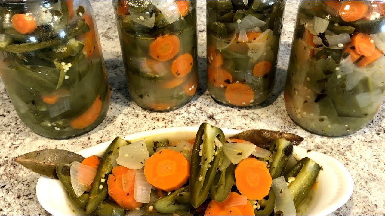 Receta de Chiles jalapeños en escabeche