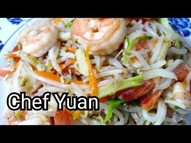 Receta de Chop suey de gambas