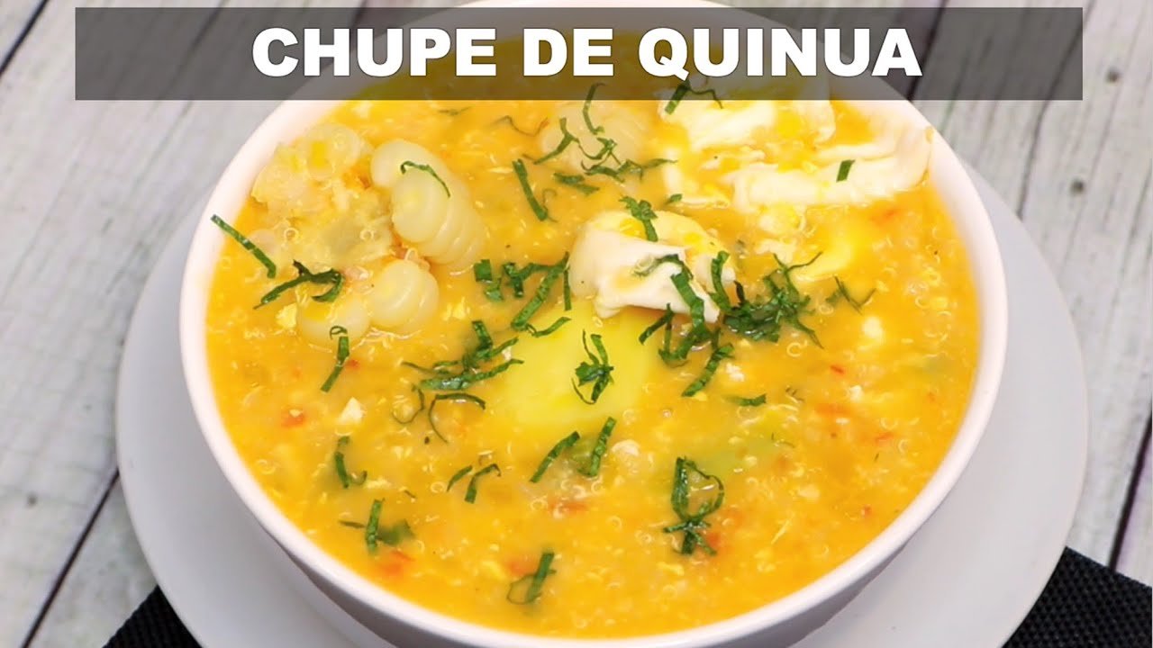 Receta de Chupe de quinua