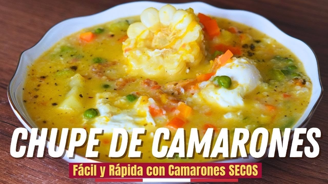Receta de Chupín de camarones