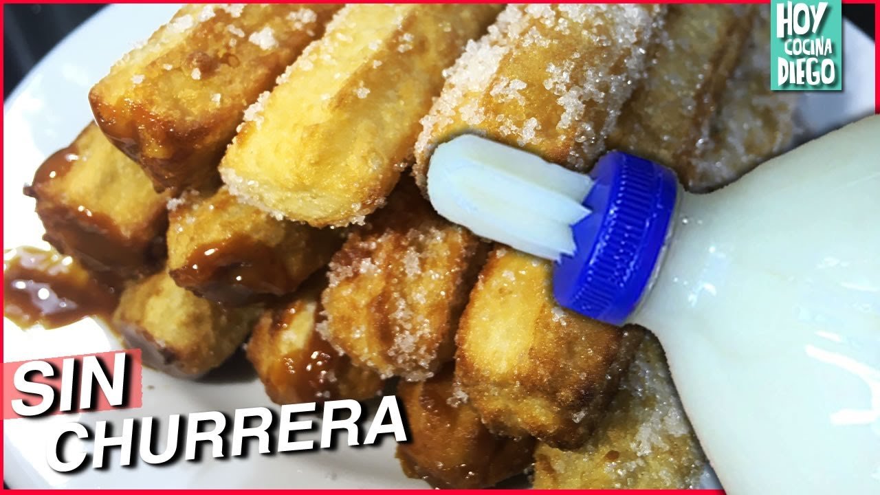 Receta de Churros caseros sin churrera
