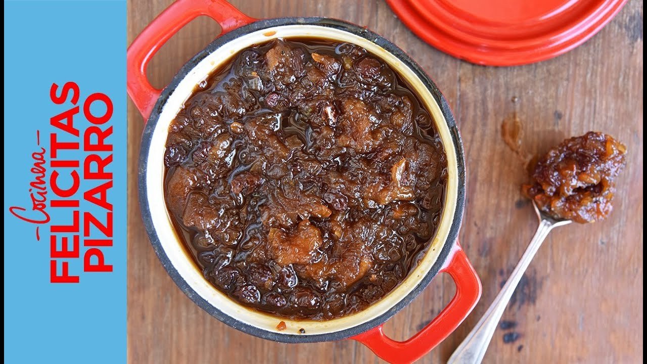 Receta de Chutney de manzana y jengibre