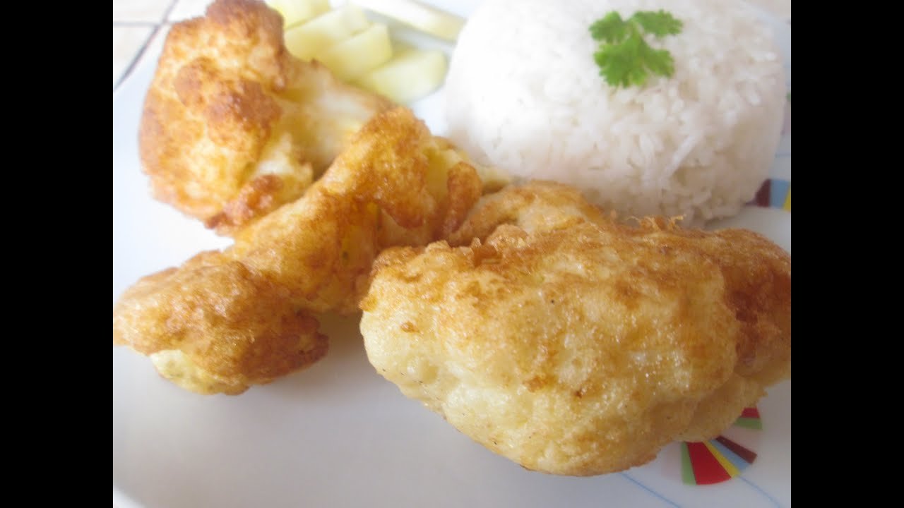 Receta de Coliflor Arrebosada a la Peruana