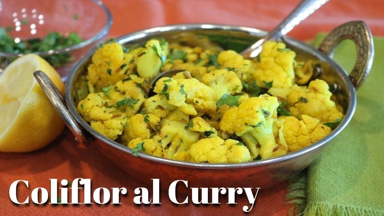 Receta de Coliflor al curry