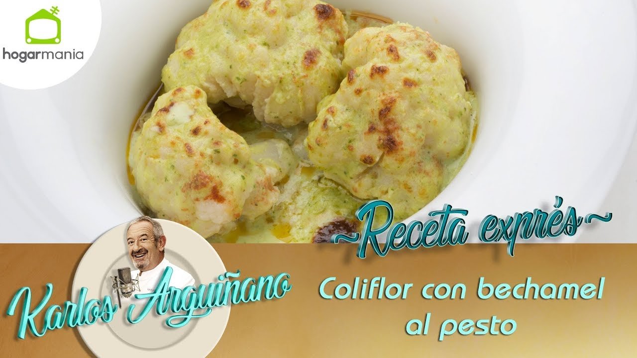 Receta de Coliflor al pesto