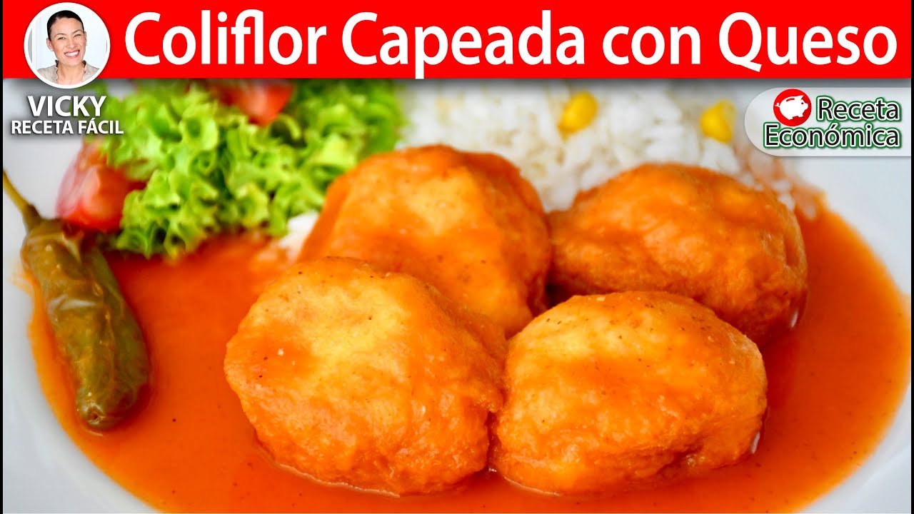 Receta de Coliflor lampreada con queso