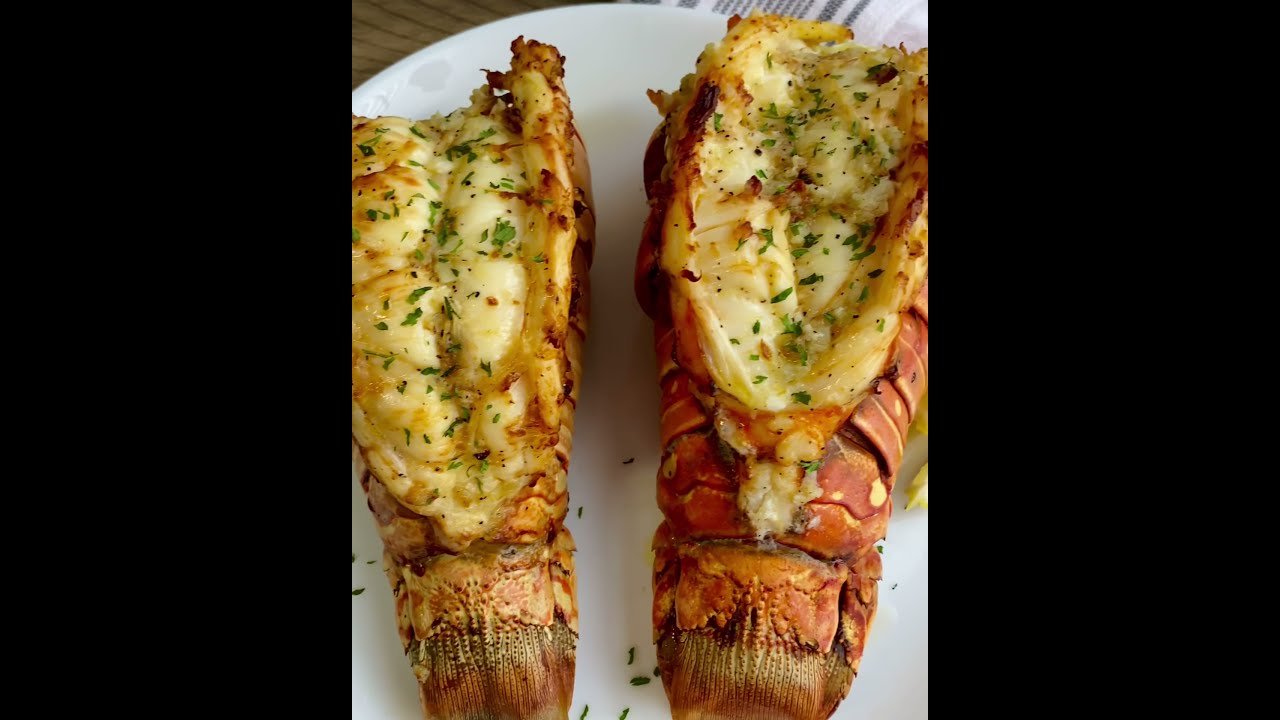 Receta de Colitas de langosta en su jugo