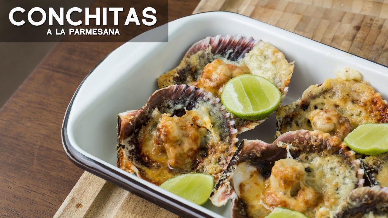 Receta de Conchitas a la parmesana
