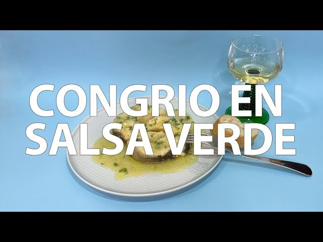 Receta de Congrio en salsa verde