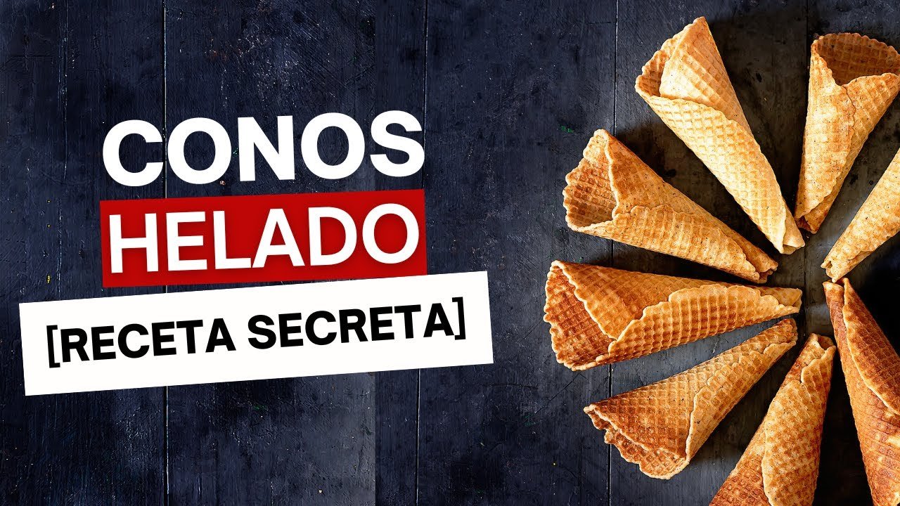 Receta de Conos para helados