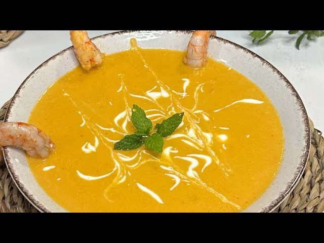 Receta de Consomé de langostinos en salsa