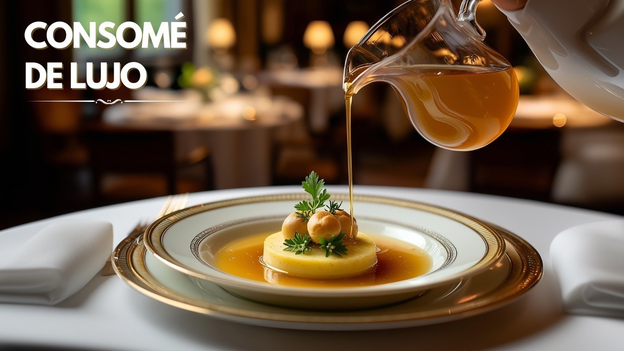 Receta de Consomé royal