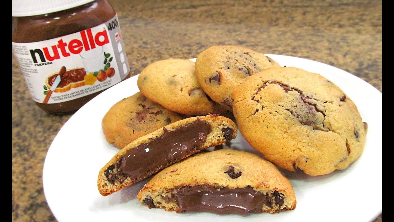 Receta de Cookies de Nutella