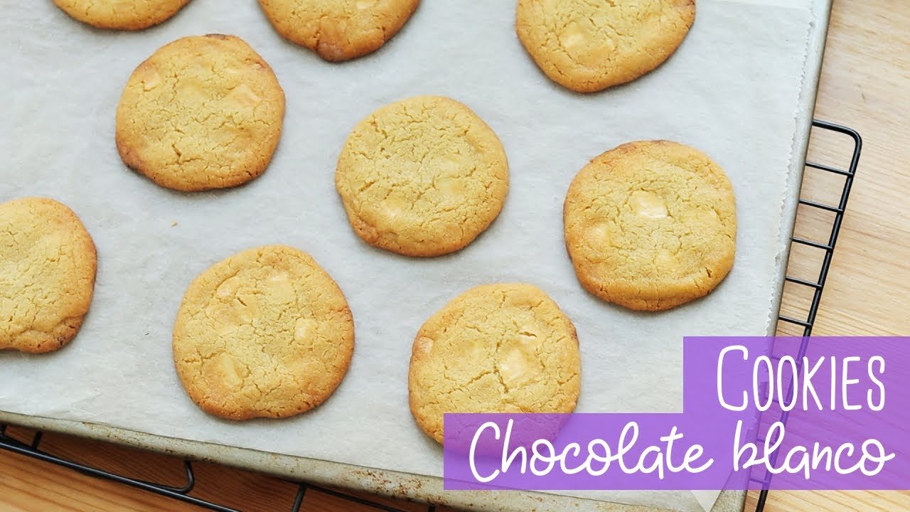 Receta de Cookies de chocolate blanco