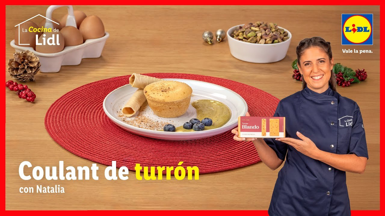 Receta de Coulant de turrón
