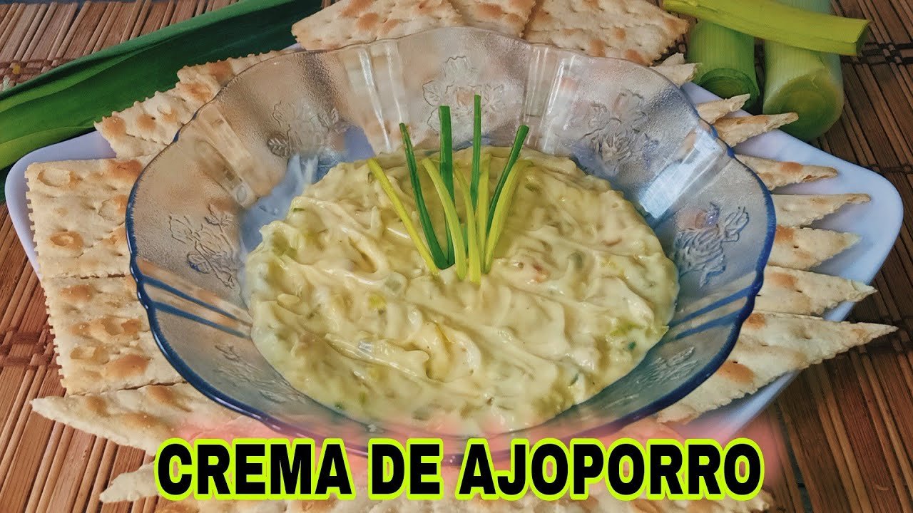 Receta de Crema de ajoporro