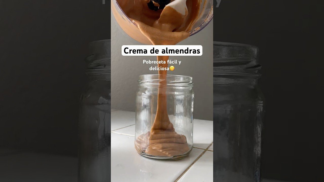 Receta de Crema de almendras de postre