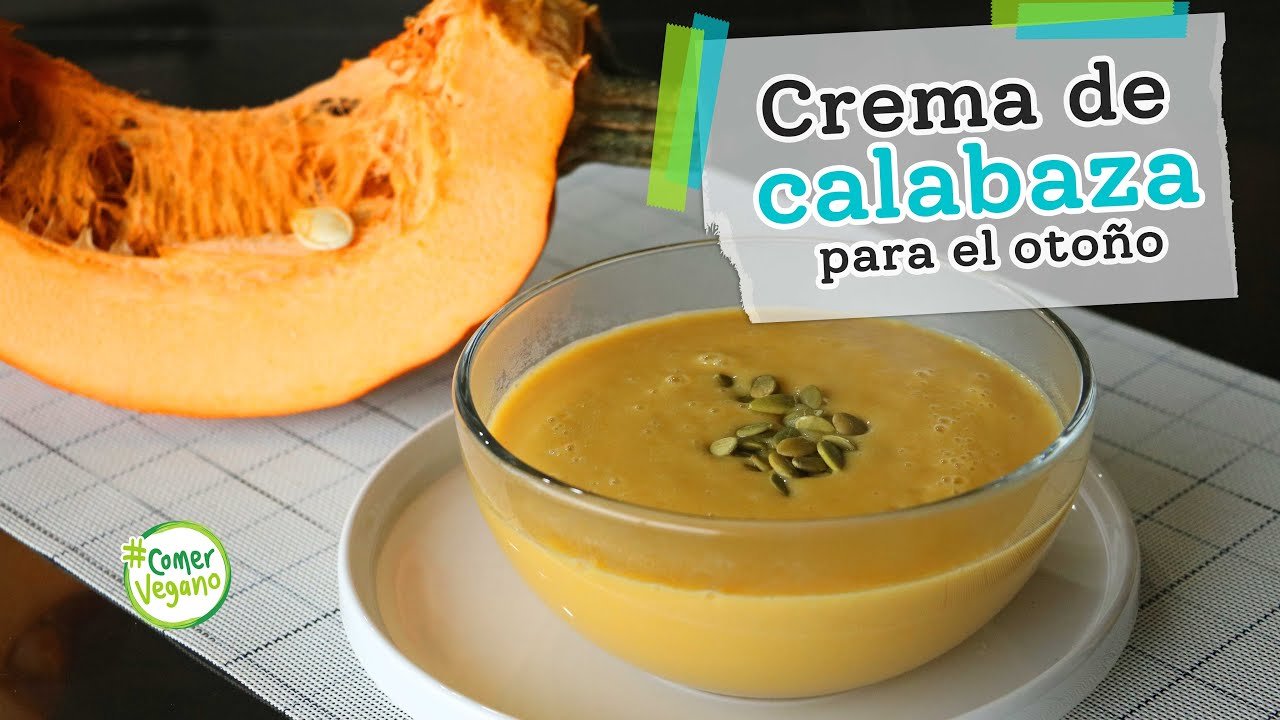 Receta de Crema de calabaza vegana