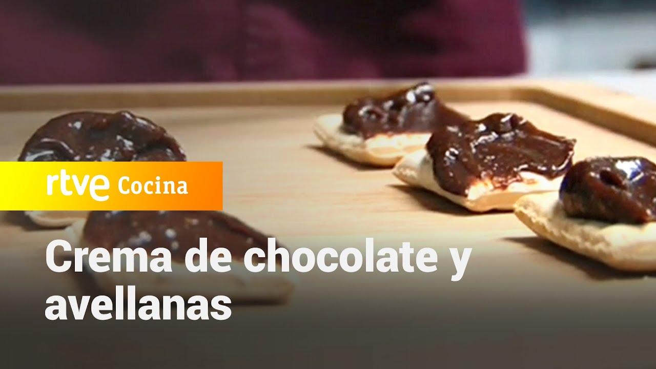 Receta de Crema de chocolate y avellanas