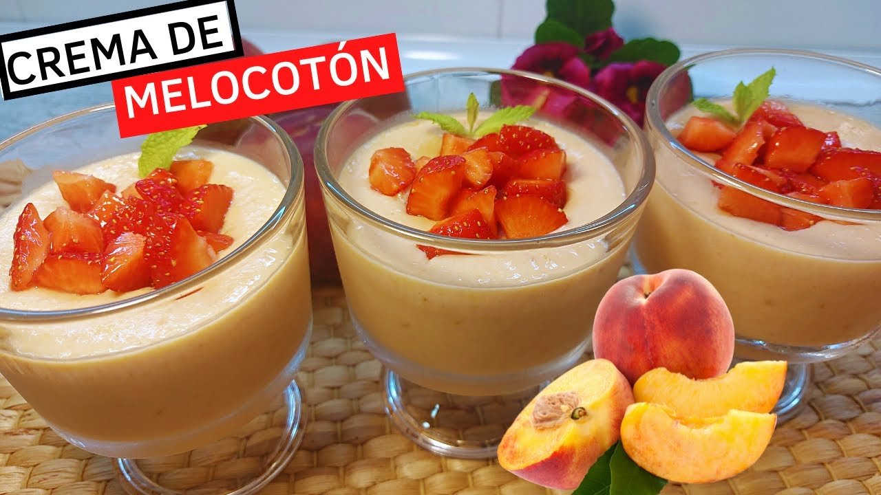 Receta de Crema de melocotón con Thermomix