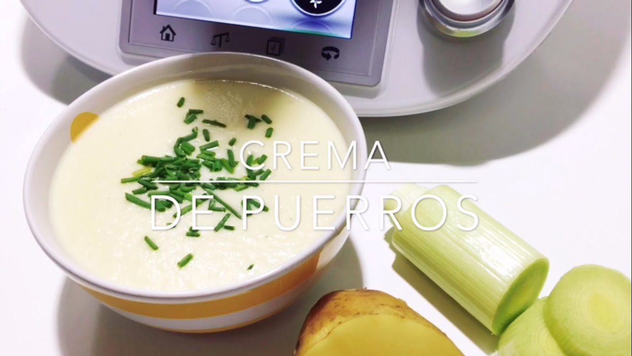 Receta de Crema de puerros con Thermomix
