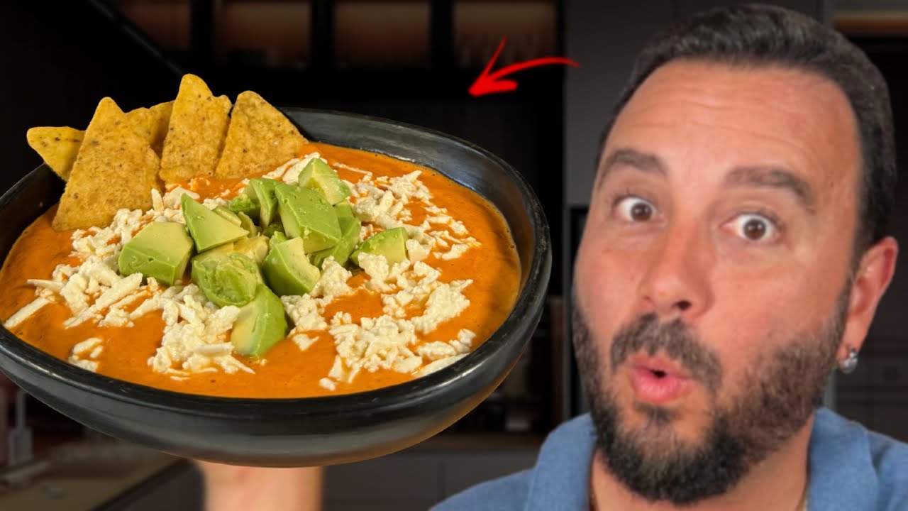 Receta de Crema de tomate con queso parmesano