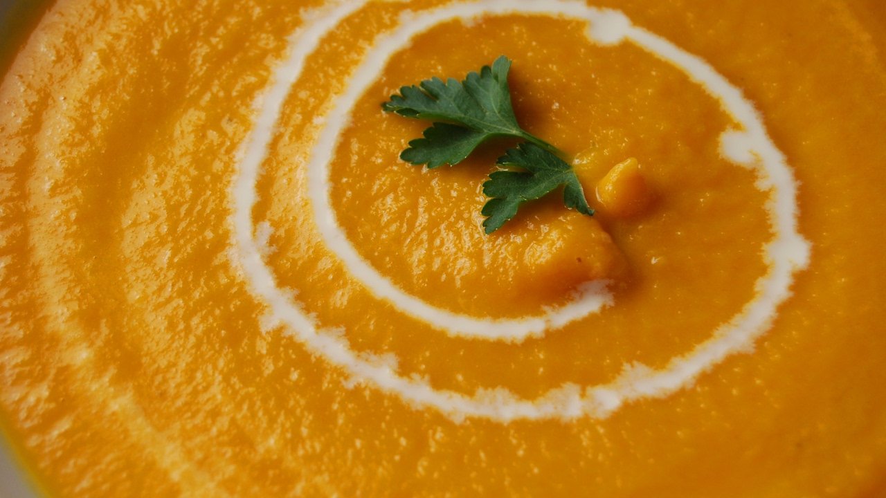 Receta de Crema de zanahoria y manzana