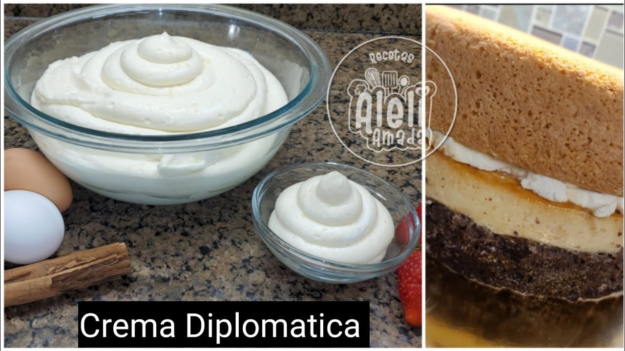Receta de Crema diplomática