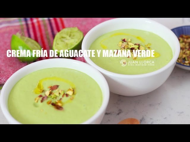 Receta de Crema fría de aguacate y limón