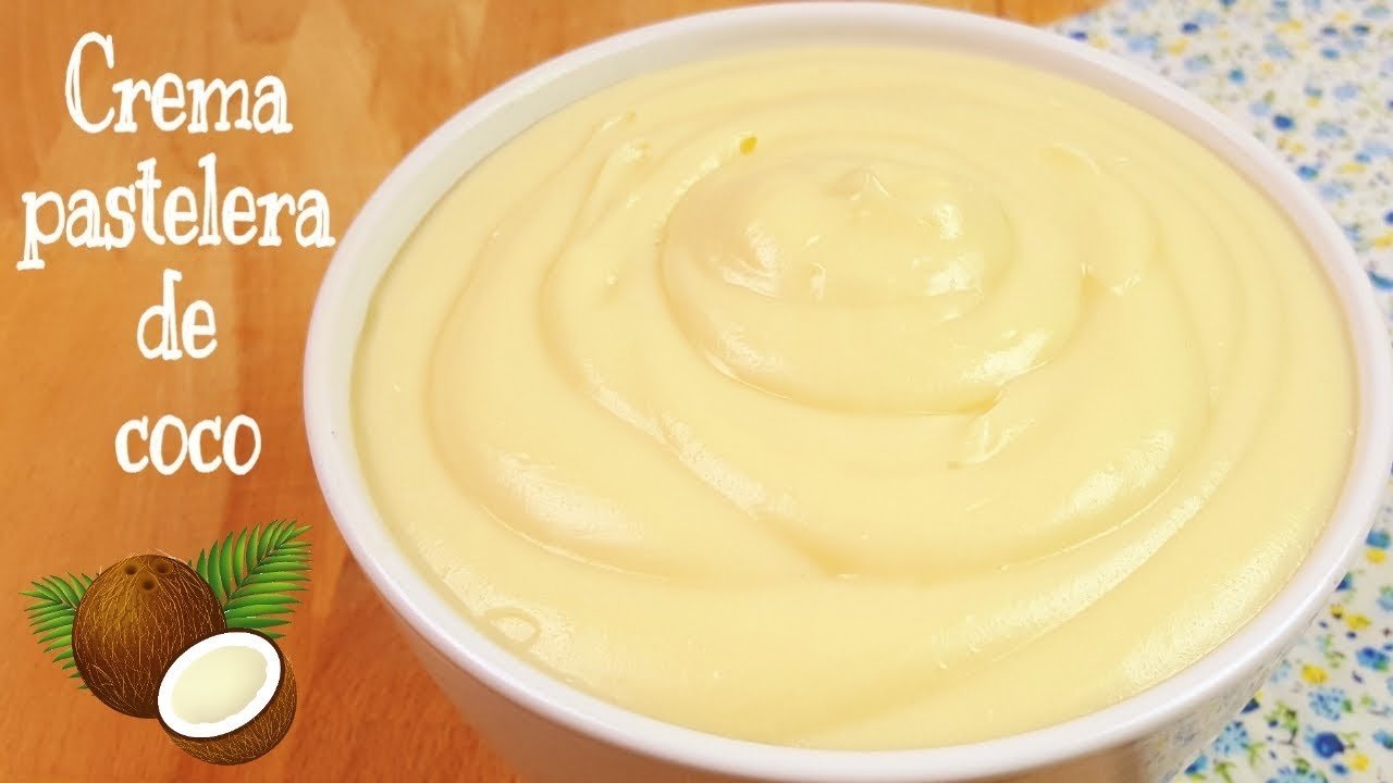 Receta de Crema pastelera de coco