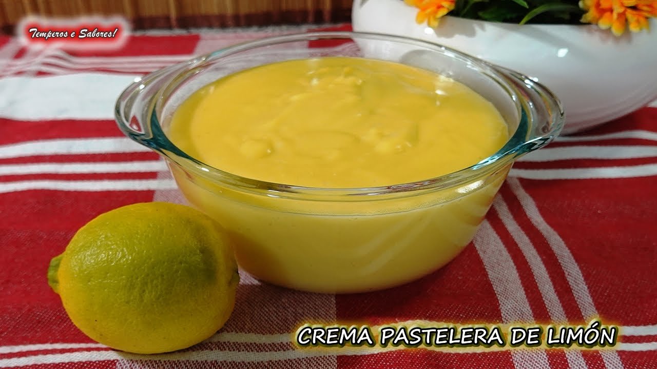 Receta de Crema pastelera de limón