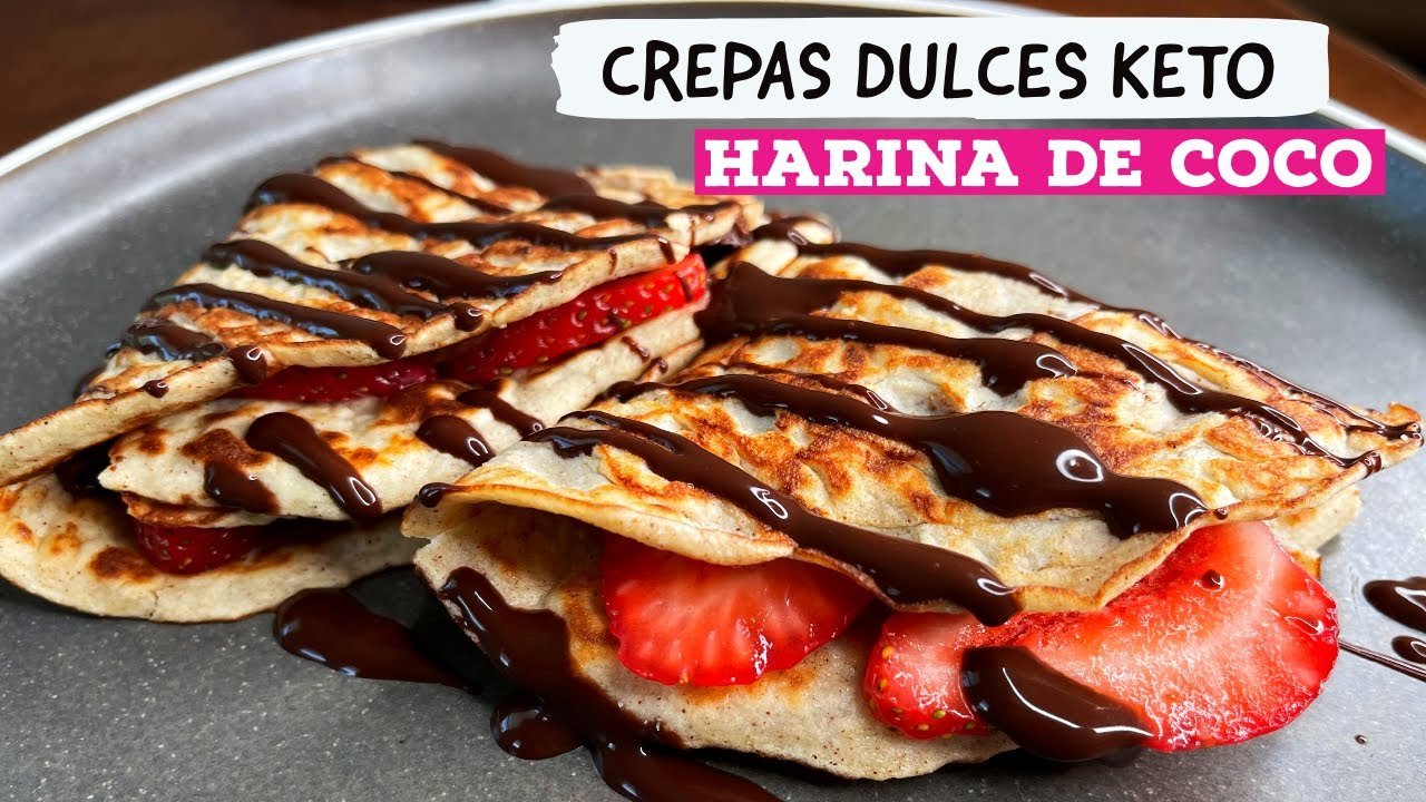 Receta de Crepes paleo de coco
