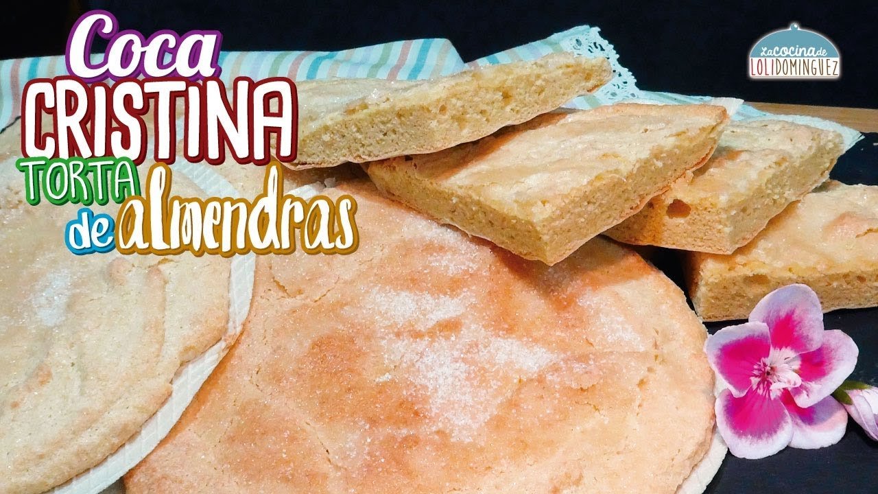 Receta de Cristinas de almendra o coca Cristina