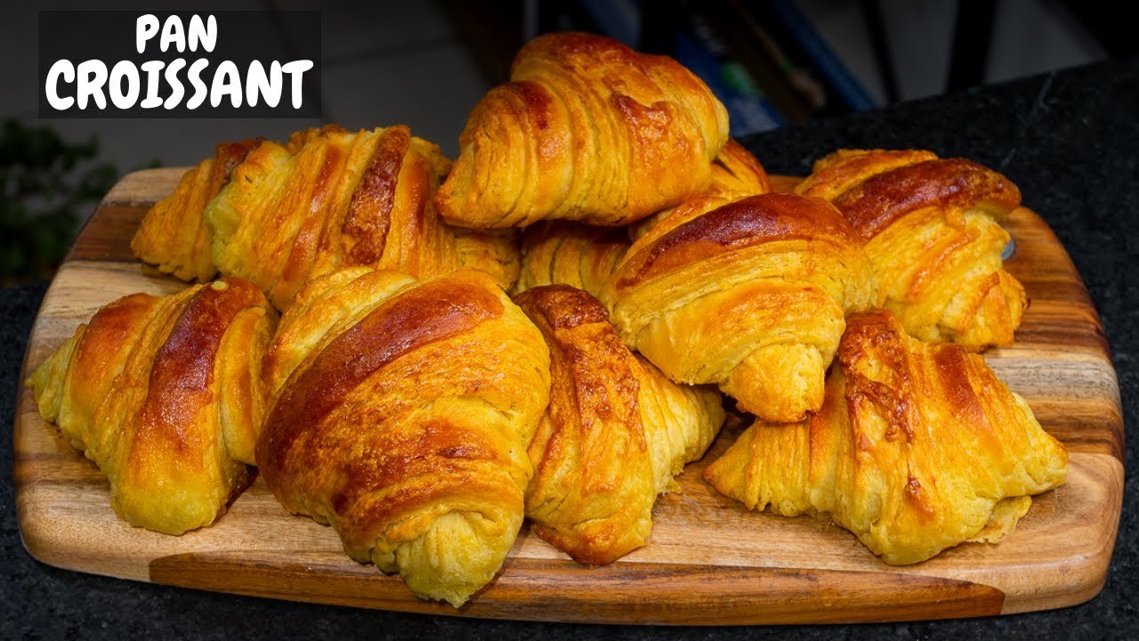 Receta de Croissant de mantequilla casero