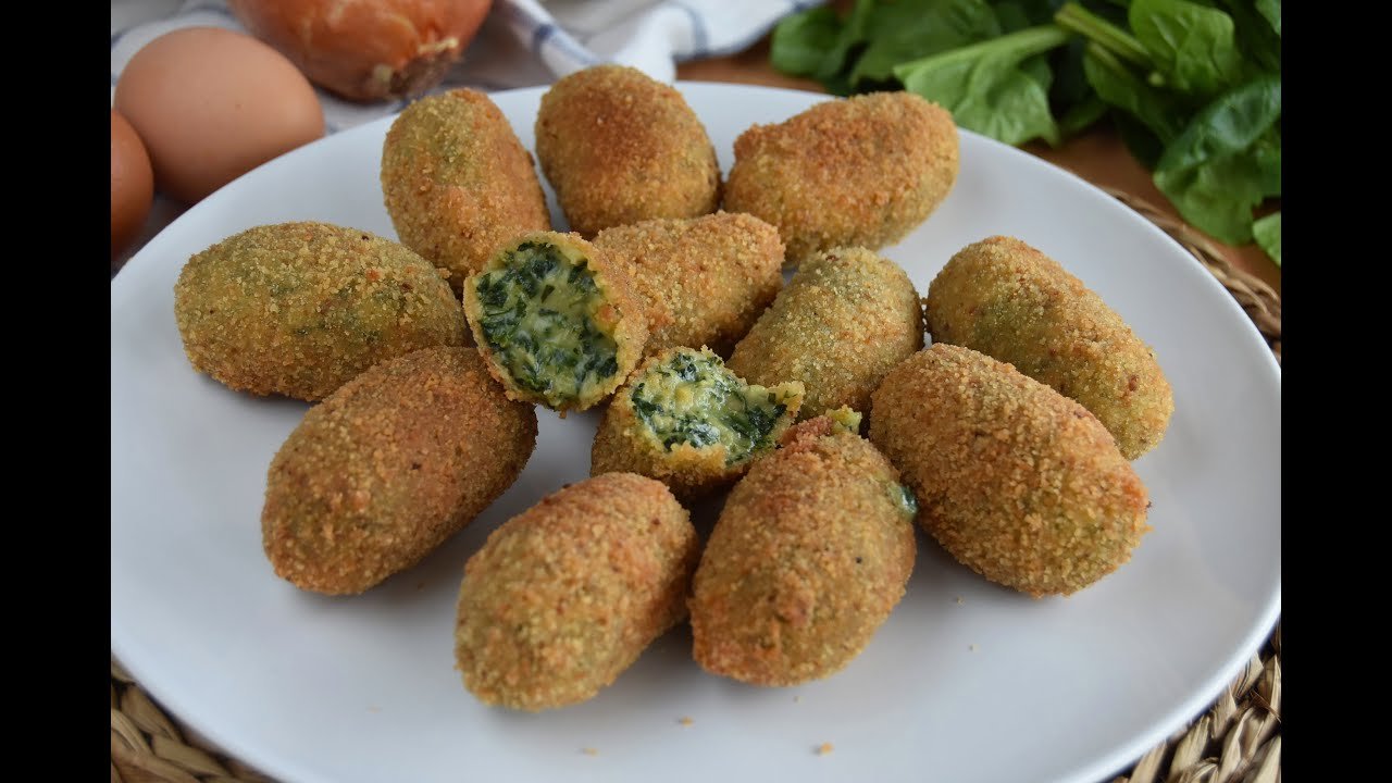 Receta de Croquetas de espinacas y queso