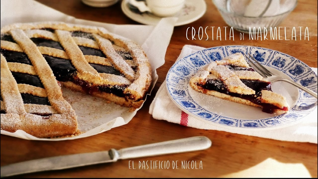Receta de Crostata con mermelada