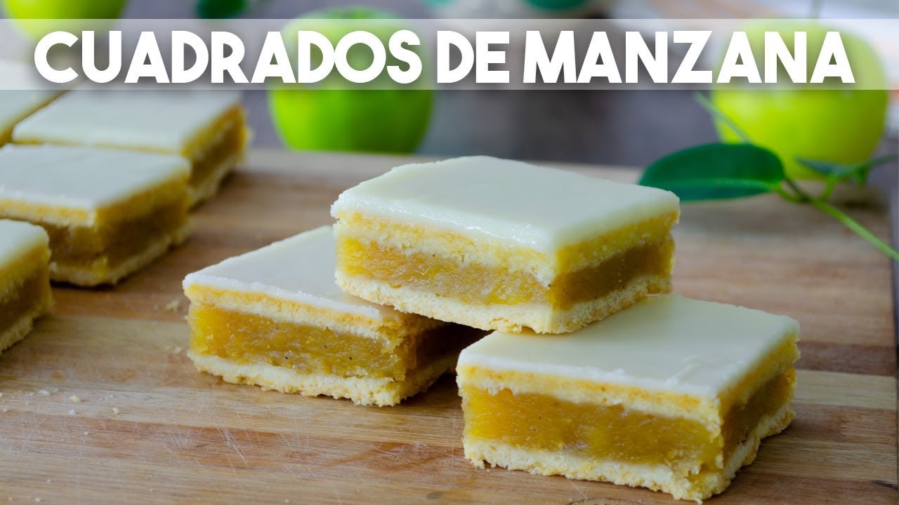 Receta de Cuadraditos de manzana
