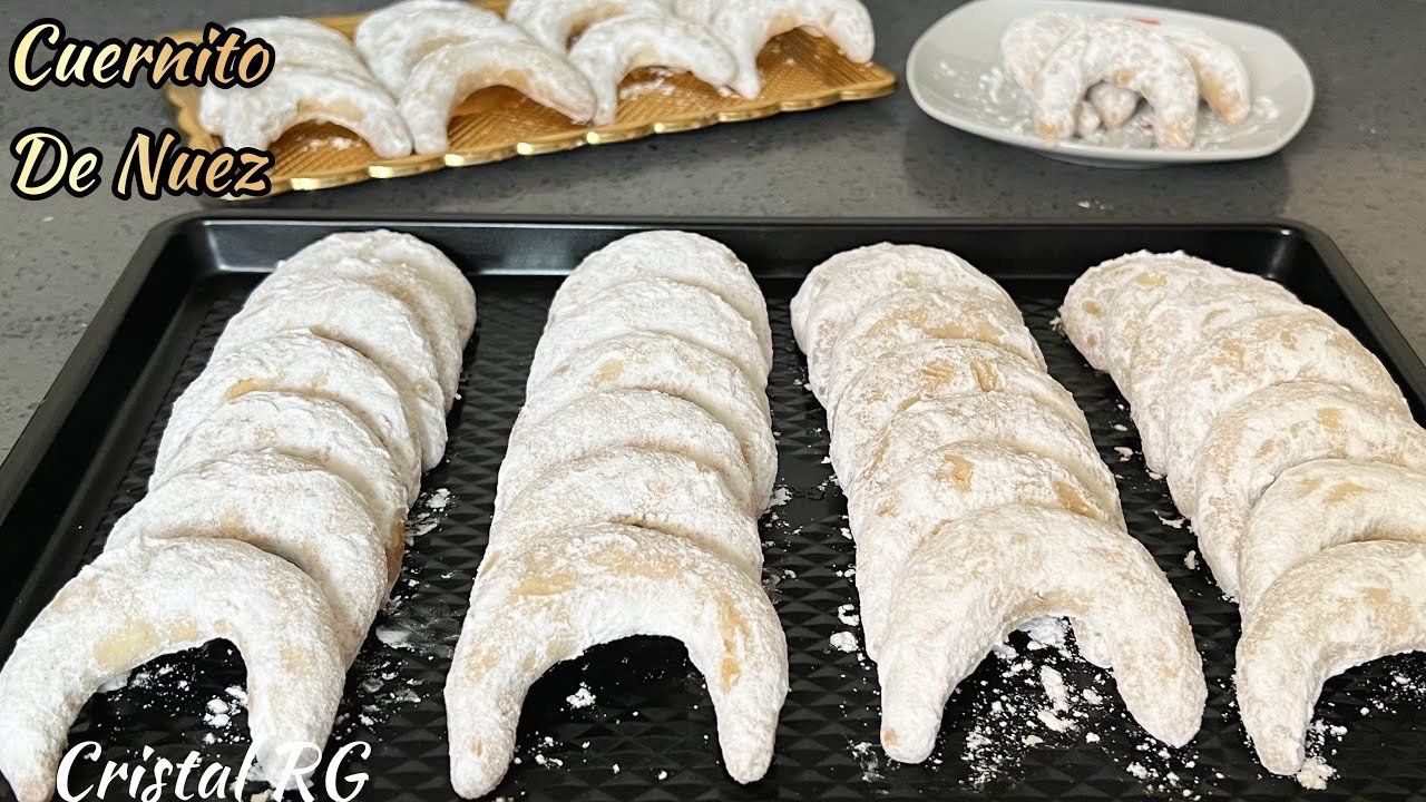 Receta de Cuernitos de nuez