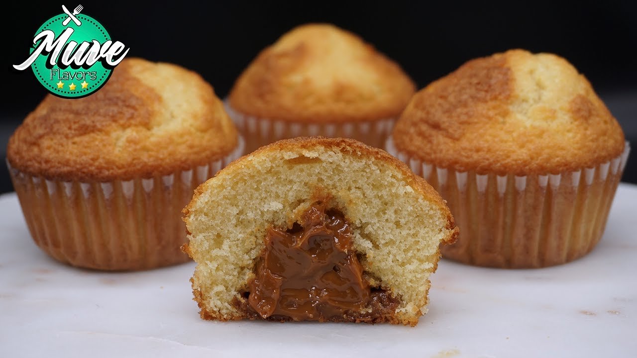 Receta de Cupcakes de Chocolate y Dulce de Leche