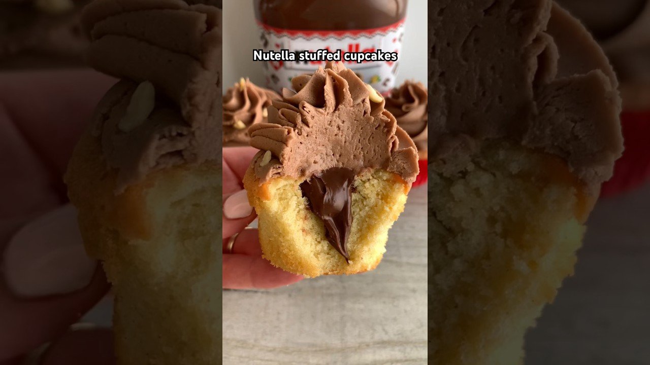 Receta de Cupcakes de Nutella con 4 ingredientes