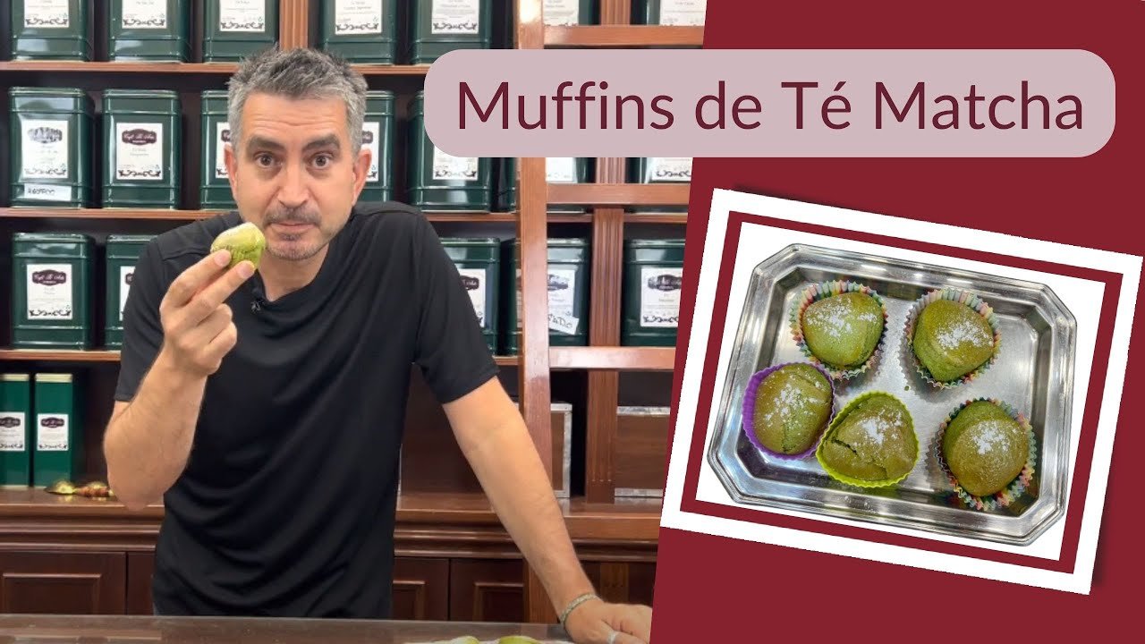 Receta de Cupcakes de té verde matcha