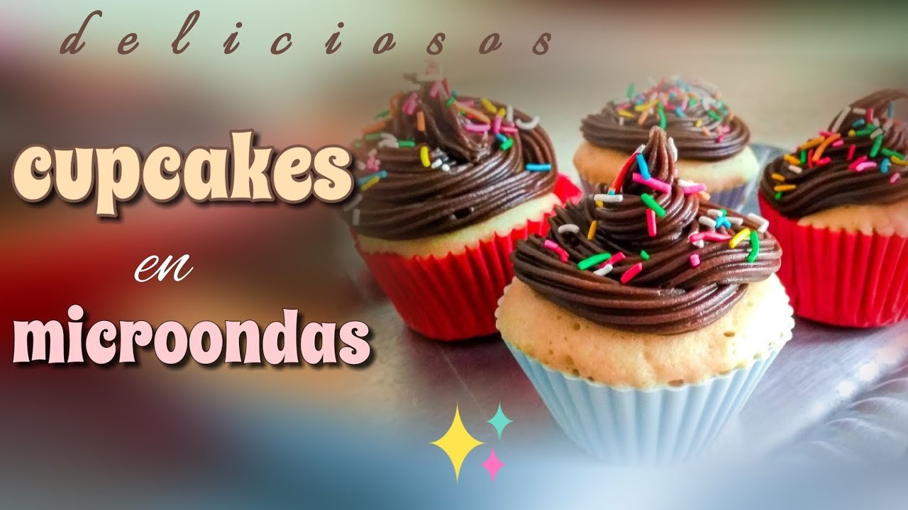 Receta de Cupcakes en el microondas