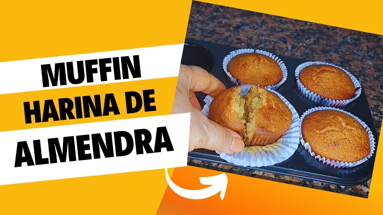 Receta de Cupcakes esponjosos de almendra