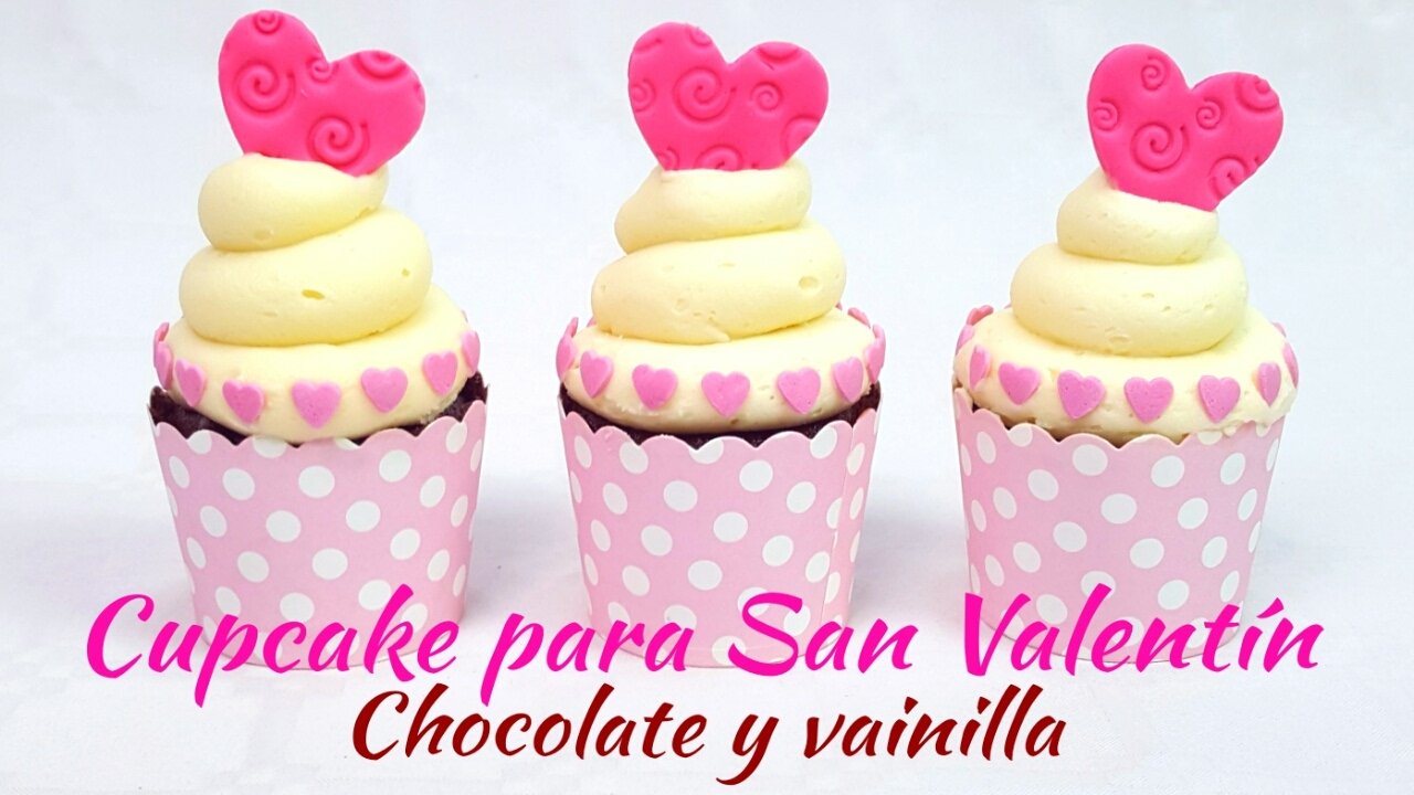 Receta de Cupcakes para San Valentín