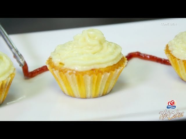 Receta de Cupcakes rellenos de mermelada